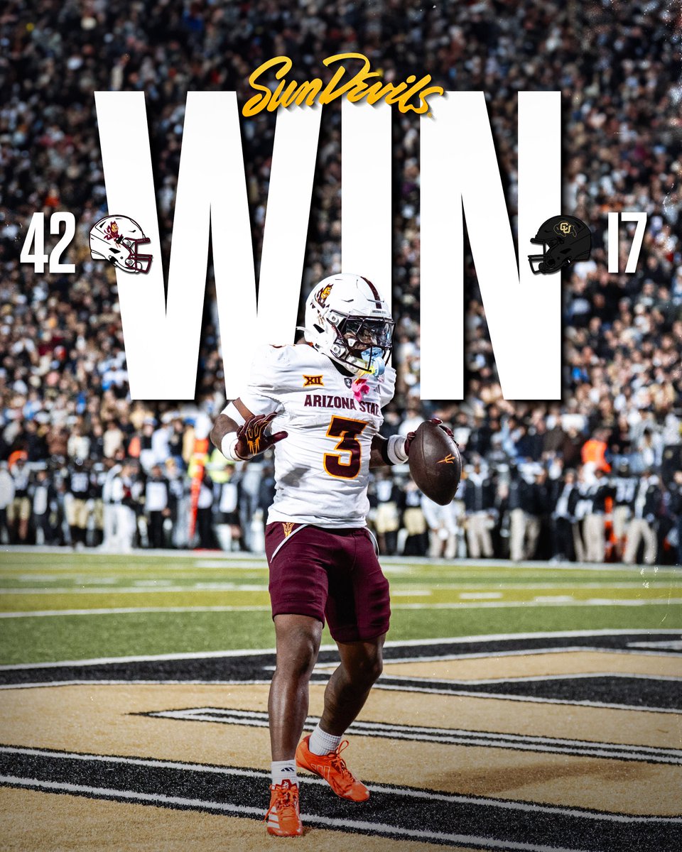 ASUFootball's tweet image. Runnin’ with the Devils 😈