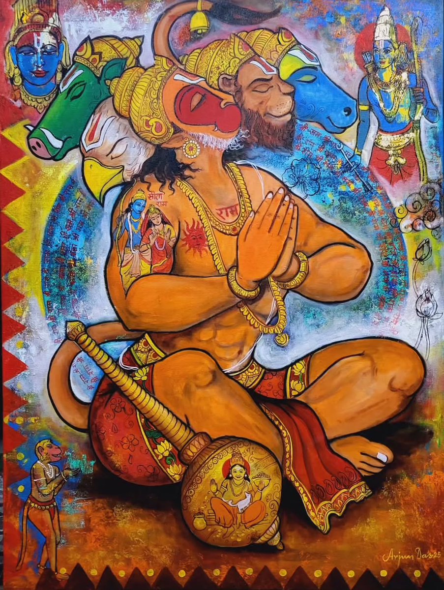 advsuryakshukla's tweet image. करउँ सदा तिन्ह कै रखवारी। जिमि बालक राखइ महतारी॥
गह सिसु बच्छ अनल अहि धाई। तहँ राखइ जननी अरगाई॥

भावार्थ:- मैं सदा उनकी वैसे ही रखवाली करता हूँ, जैसे माता बालक की रक्षा करती है। छोटा बच्चा जब दौड़कर आग और साँप को पकड़ने जाता है, तो वहाँ माता उसे (अपने हाथों) अलग करके बचा लेती है॥