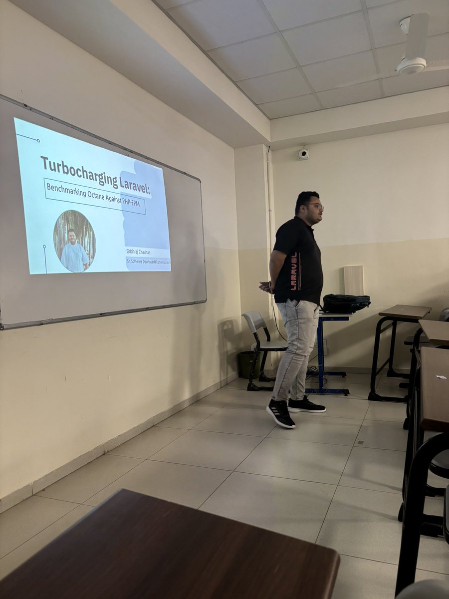 LaravelRajkot's tweet image. Siddharaj Chauhan getting started with Laravel Octane 

@laravelphp @LaraconIN #laravel #php