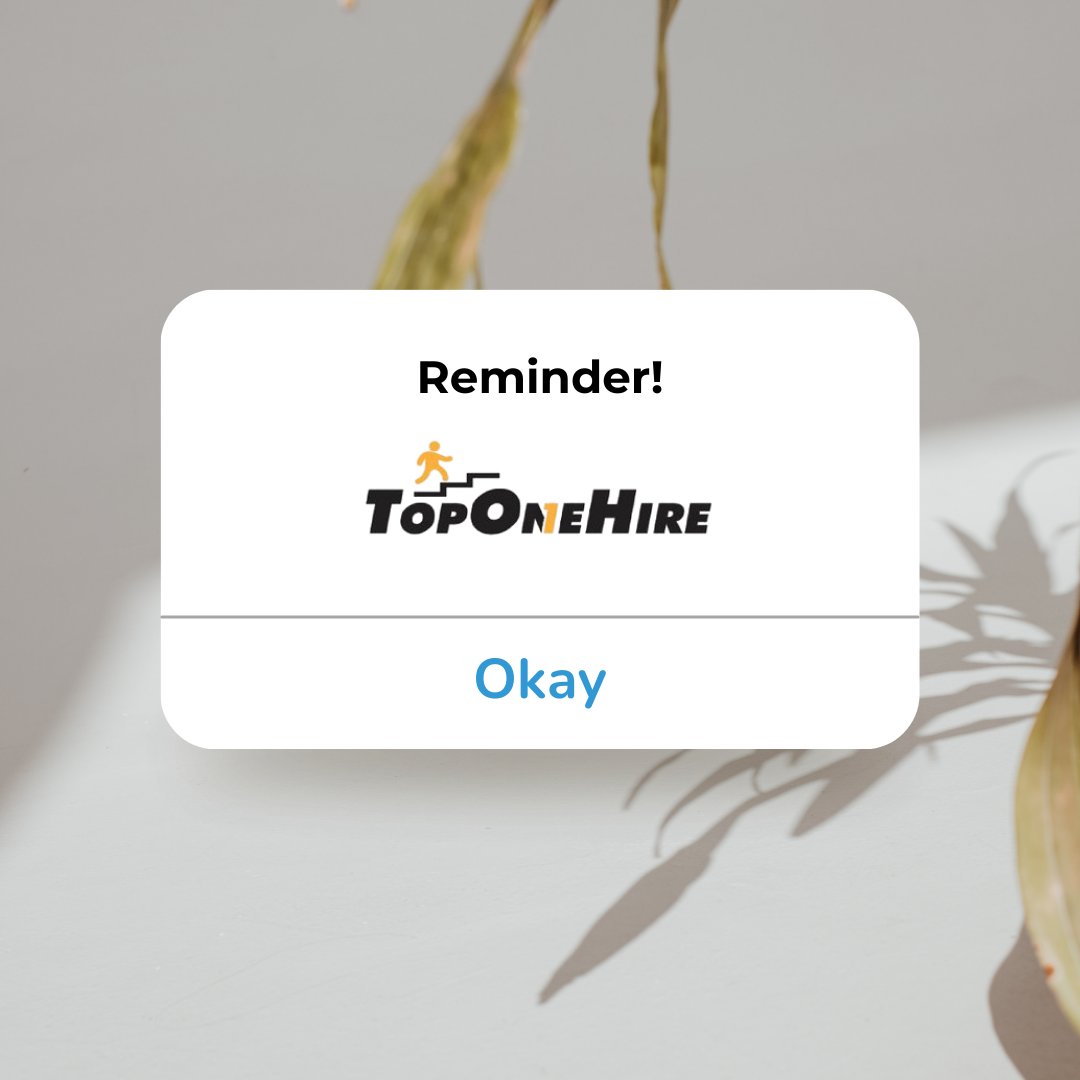 TopOneHire's tweet photo. Top One Hire: Where Ambition Meets Opportunity. ↗

Start Your Next Chapter Today!  🎉

[ https://t.co/fJ94R7AAeu ]

#hiring #hiringnow #job #career #success #jobopening #careeropportunity #jobseeker #work #productivity #newjob #opentowork #interview #resume #candidates #jobs https://t.co/Phex4yIoU2