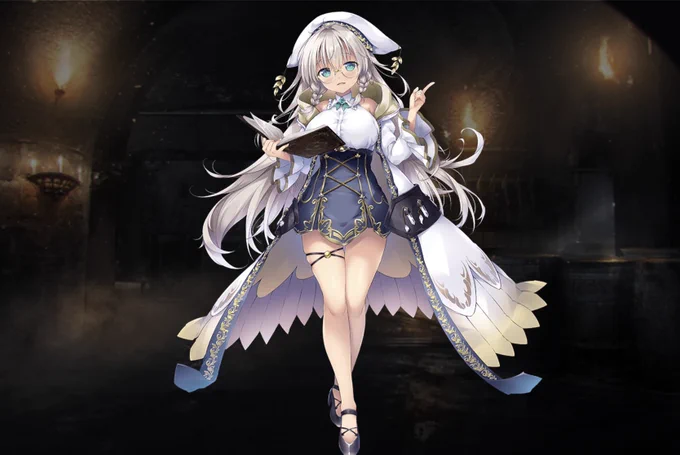 この辺りのキャラデザがブッ刺さりすぎてんのよ。。。。 #千年戦争アイギス