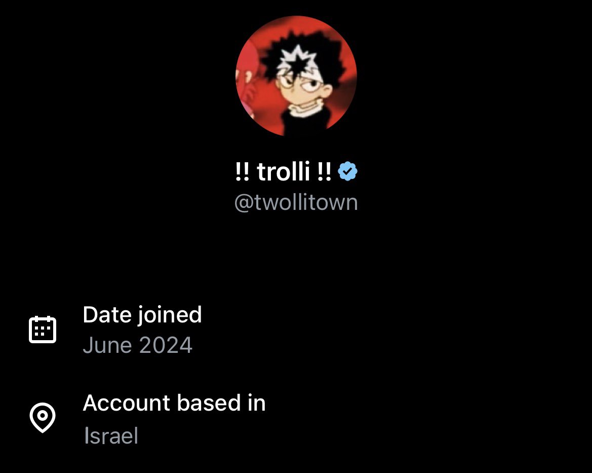 Wow. Just disappointing. I always suspected it but i hoped i was wrong. I can't believe my favorite account on X the everything app is an Israeli blud.