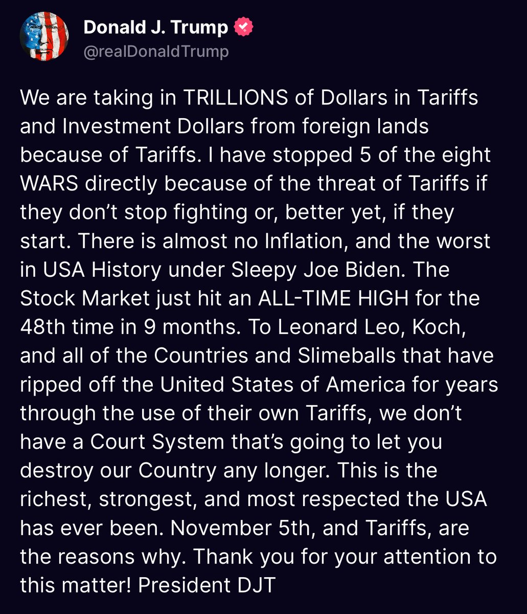 🚨Bureau : Trump: "Gli Stati Uniti sono più ricchi e forti che mai, inflazione quasi assente"