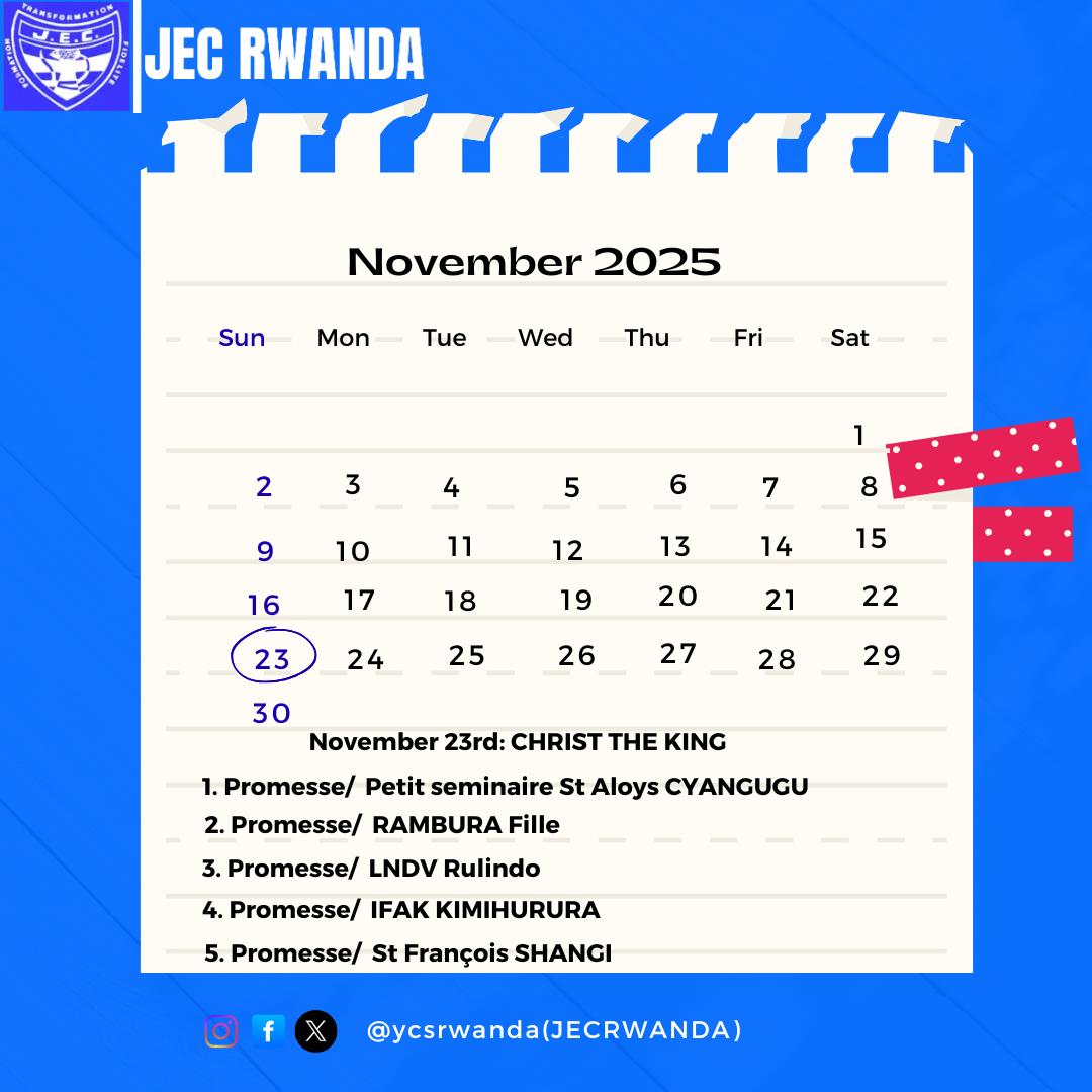 AMASEZERANO Y'ABANYAMURYANGO BASHYA

Welcome in YCS_RWANDA

#ycsweek #ycsafrica #ycsrwanda #ycs #ycsinternational