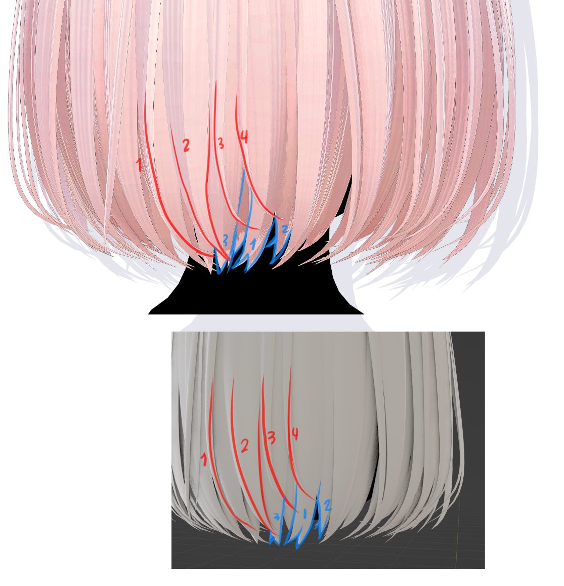 23i2Ko's tweet image. Did you use my ‘cute short hair’ asset to make this??