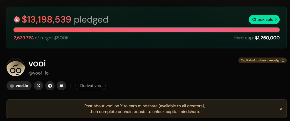 Zephyroxweb3's tweet image. vooi morning legends 
gvooi 

huge congrats to @cookiedotfun x @vooi_io on the first capital Launchpad sale.

the numbers are wild,
over $13M pledged
2,600%+ oversubscribed
real conviction in a rough market.

for anyone new here,
vooi is the cross chain trading app that makes gas…