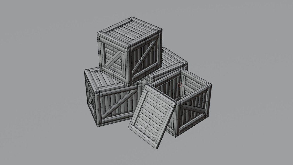 BlendRaaj's tweet photo. 002
Just finished a new game-ready crate set—5.2k faces, 10k tris, made in Blender!
Wireframe + textures, CGTrader &amp; TurboSquid.​
#3DArt #Blender #GameDev https://t.co/nbMn6QZSVN