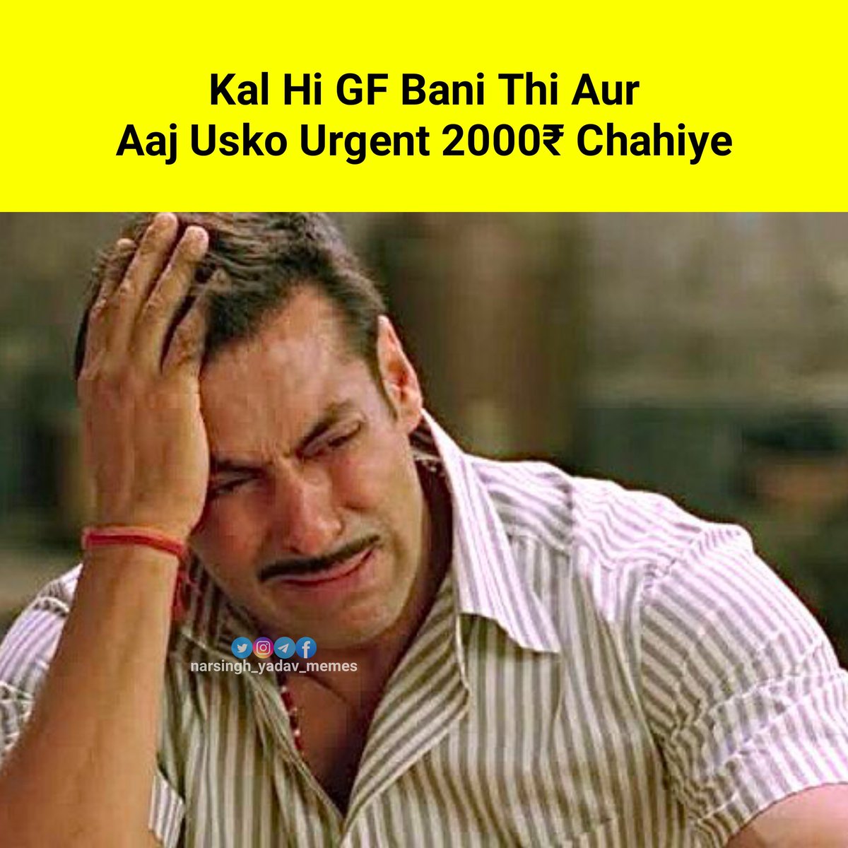 Narsingh_Y_Meme's tweet image. Urgent 😂 

#FLAMEOfPositivity