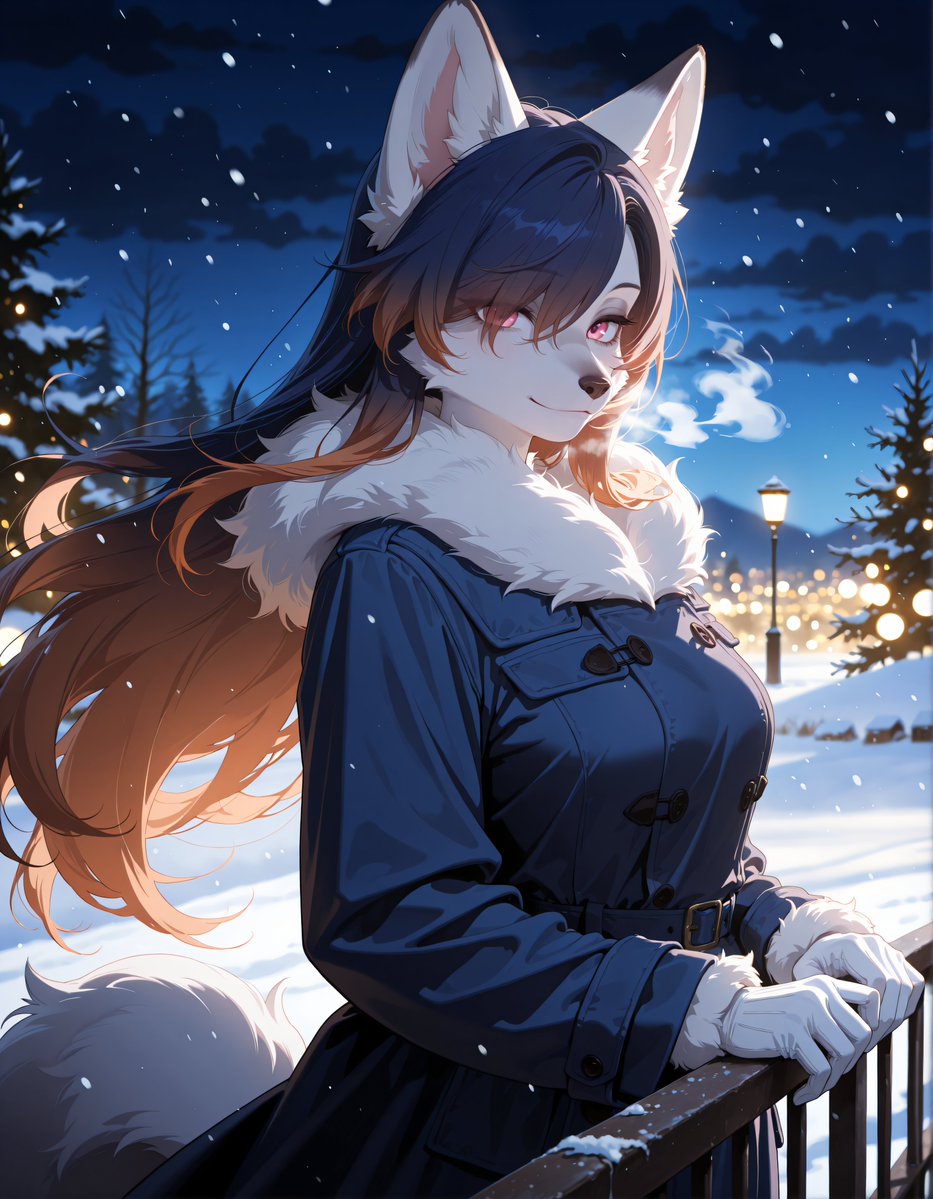 Frappe_AI's tweet image. nighty night ~ stay warm. ❤️‍🔥

#furry #AIart #AIイラスト︎