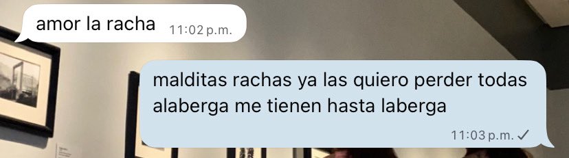 ya me hice hater de las rachas