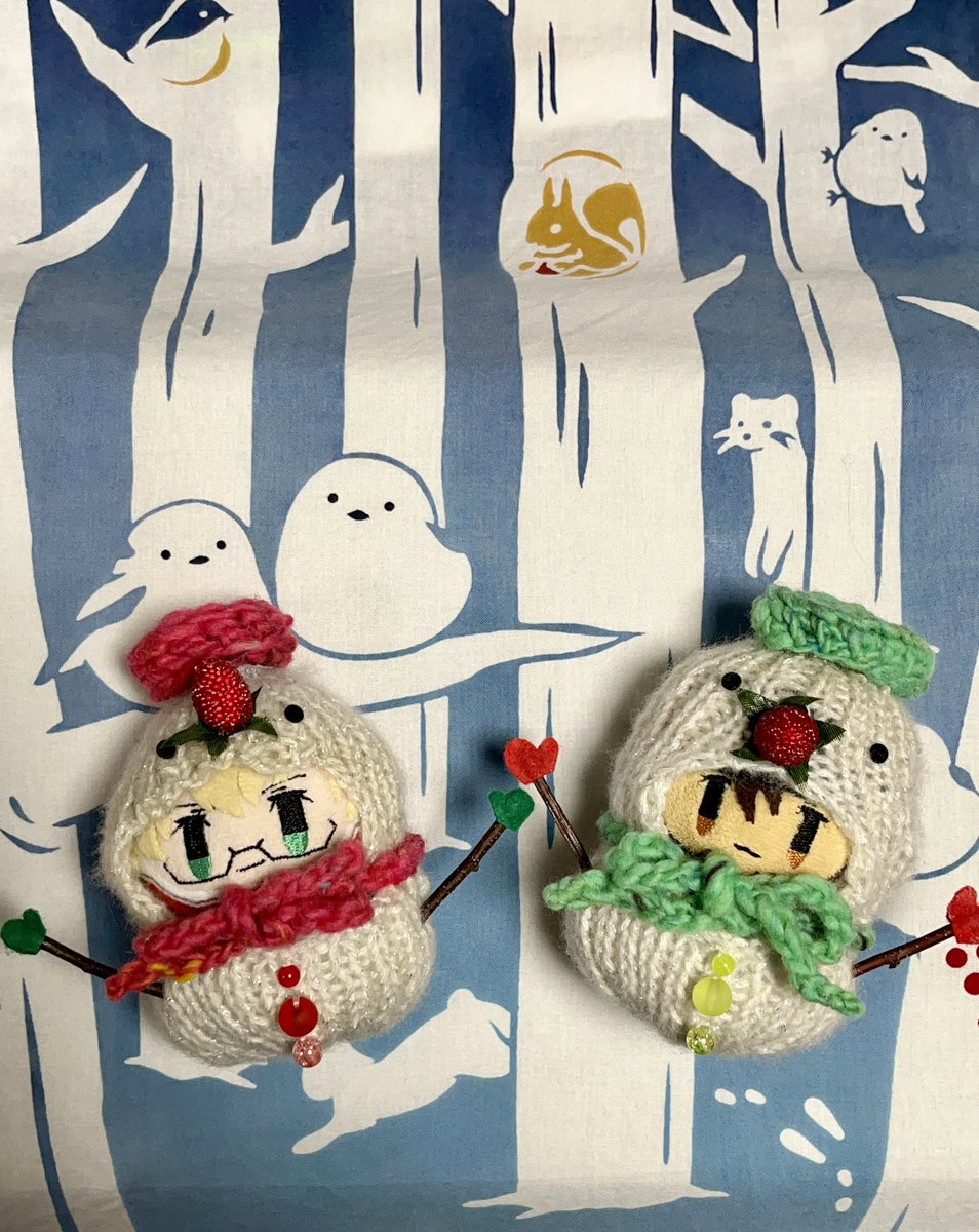 【七星ままさん】みどりりぼんの雪だるまちゃん形オルゴナイト☆他６点 七星ままさん】みどりりぼんの雪だるまちゃん形オルゴナイト☆他6点