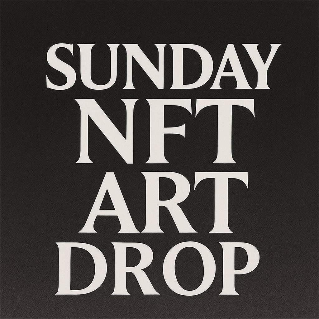 💫Sunday Art &amp; NFT Drop💫
📌Share your Art on all chains
📌Have fun and support each other
📌Tag your friends and artists
📌Repost