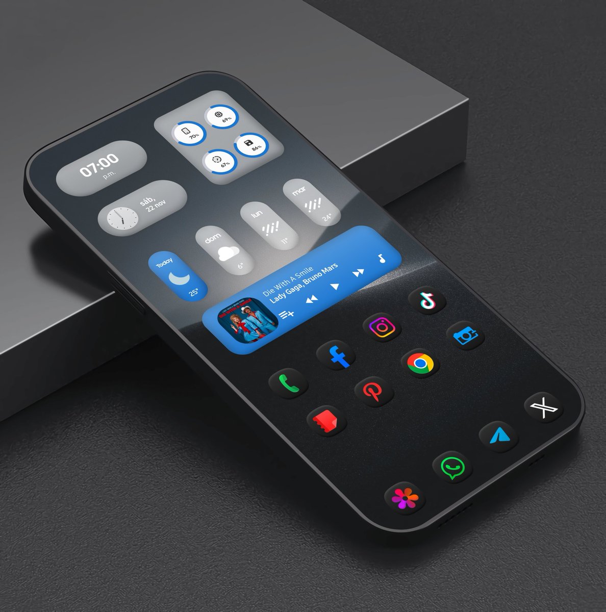 Good Nigth
#myhomescreen 

Phonewalls <a href="/PhoneWallsApp/">PhoneWalls App</a>
One Ui 3D <a href="/AndroidTools3/">Android Tools 4U</a>
One Dark 3D <a href="/EatosApps/">Eatos</a>
<a href="/SmartLauncher/">Smart Launcher</a>

#android #androidhomescreen #homescreensetup #Xiaomi #lockscreen  #android14 #homesetup #hyperOS #pocophone #minimal