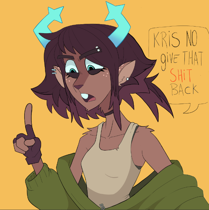 Kris smash that shit...

#DELTARUNE #Dess