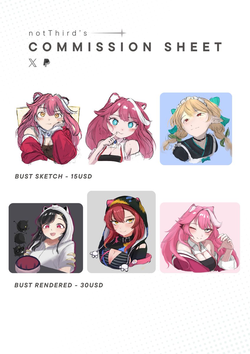 Thir 🍒✨️ **COMMISSIONS OPEN!!!** tweet media