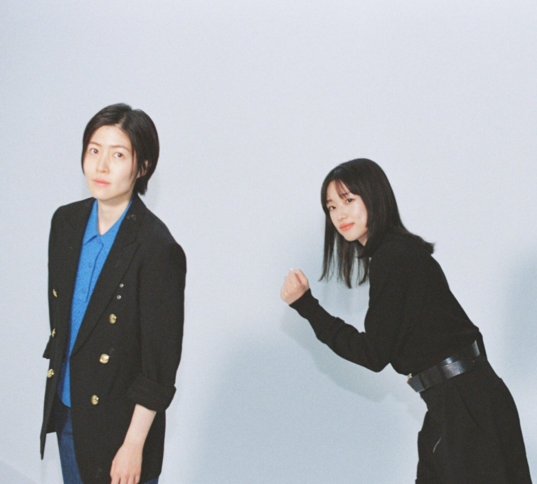 maplecat_eve's tweet image. シム・ウンギョン&amp;amp;河合優実で、おはよう。