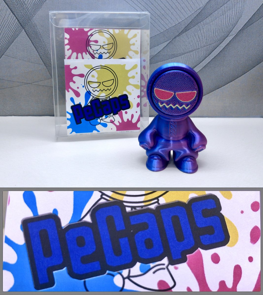 toshibon1206's tweet image. デザフェス戦利品7

チュロすさん(@churos222cat)のブースで、PeCaps(ぺキャップス)のグラデーションカラーをお迎えしました✨ 
綺麗な塗装で、欲しかったので無事にゲットできて嬉しい☺️ 
顔のキャップを付け替えて遊べるのもすごく良い😆

#デザフェス戦利品
#デザフェス62リポスト
@designfesta