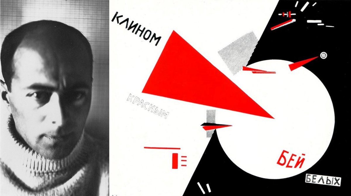 #OtD 23 Nov 1890 revolutionary constructivist Jewish artist El Lissitzky was born in Pochinok, Russia. During the 1917 revolution he helped design propaganda posters for the revolutionaries. We have reproduced some of his work, available here: shop.workingclasshistory.com/collections/al…