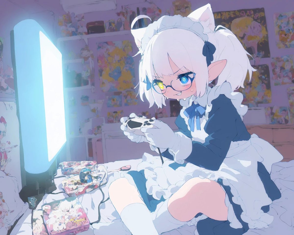 <a href="/AioxaWyr/">Aioxa</a> She strikes me as someone who might enjoy violent games🤔✨
I'm rooting for her to beat it before the year ends✊✨