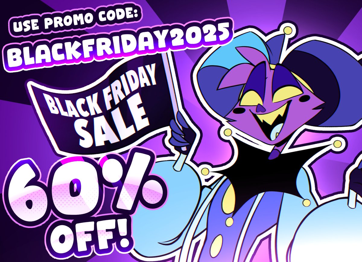 A SALE??! Use the promo code "BLACKFRIDAY2025" to get 60% off your purchase at the Bliptoons shop till December 1st!!

#IndieAnimation