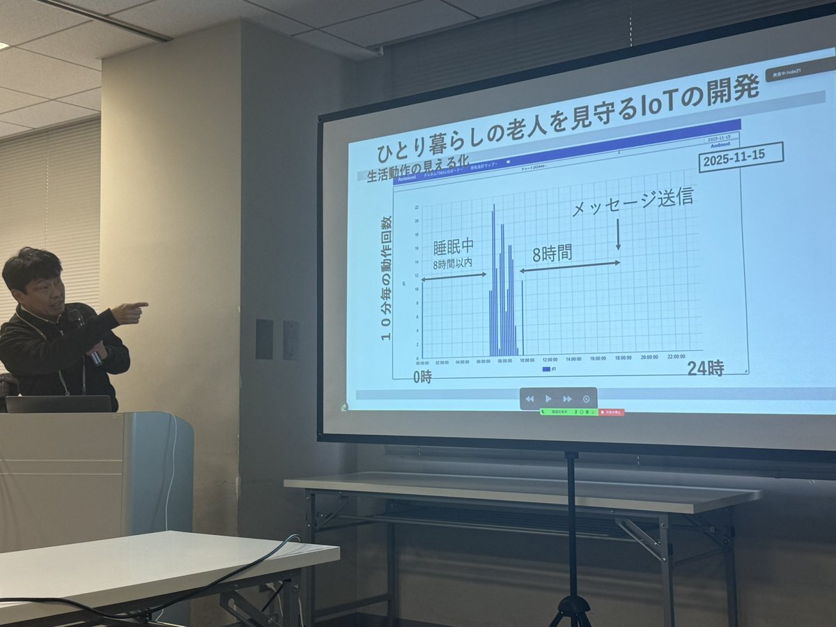 自作の独居高齢者の見守りIoTが実際に人命を救った話すごい！！！

#M5Stack で生活動作を計測→生活動作の停止を検知して娘さんに連絡→すぐに救急車が呼ばれて命をとりとめた

 #もいせん #もいけん #protoout