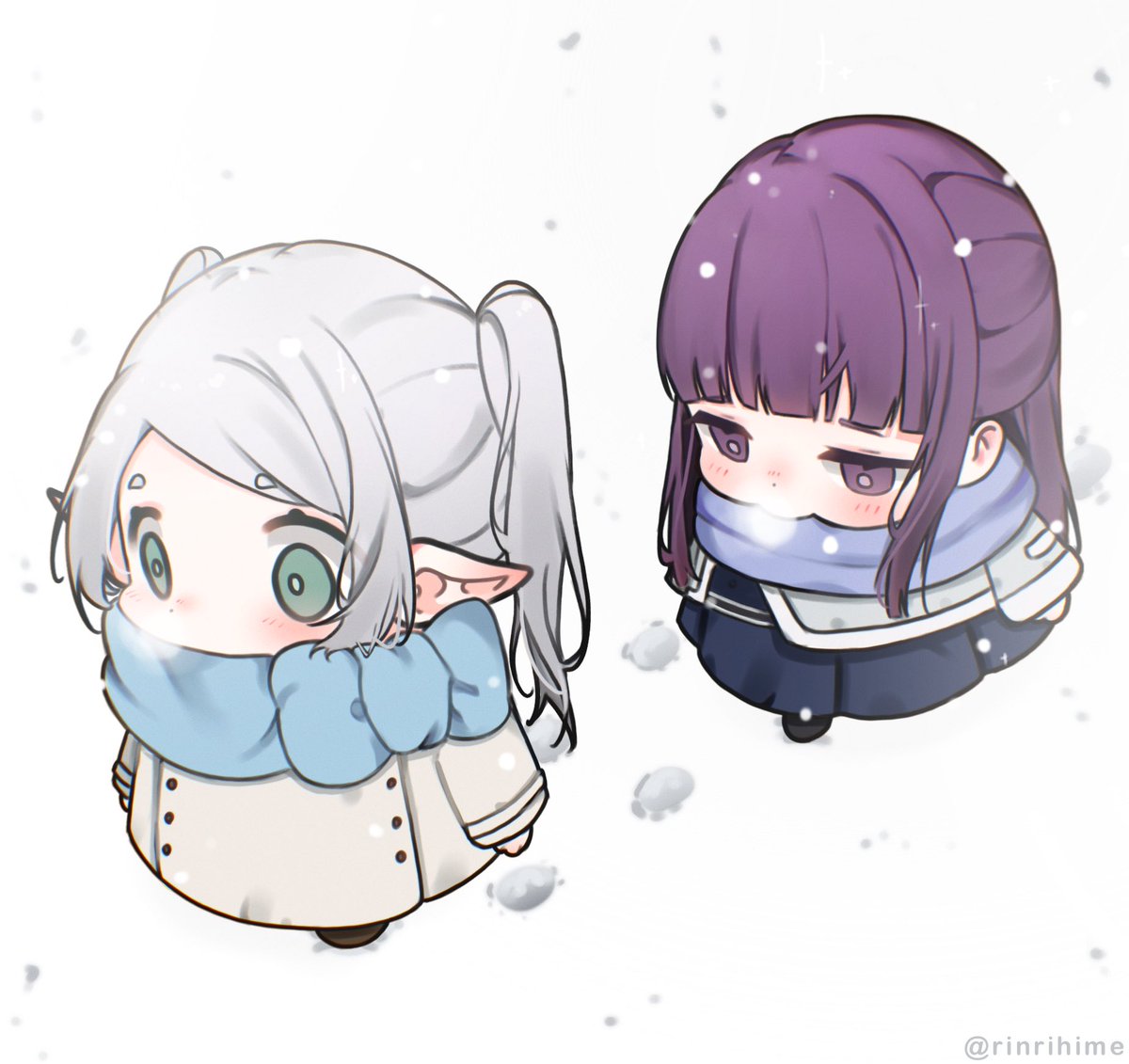 rinrihime's tweet image. so cold…
#frieren #フリーレン