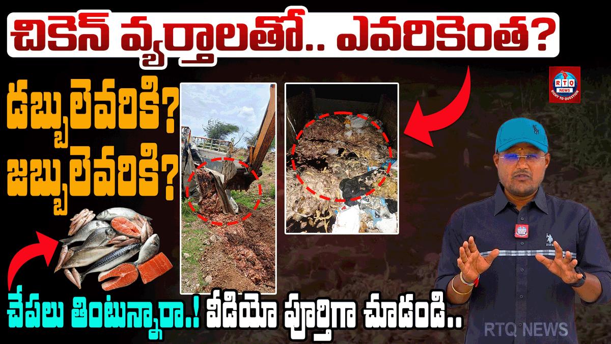 rtqnews's tweet photo. Story on Chicken wastage | చికెన్ వ్యర్తాల వలన ఎవరు లాభపడుతున్నరు? ఎవరు నష్టపోతున్నరు? Full Video Link 👉https://t.co/9cmLMAhEvL https://t.co/emcBvZgaHZ
