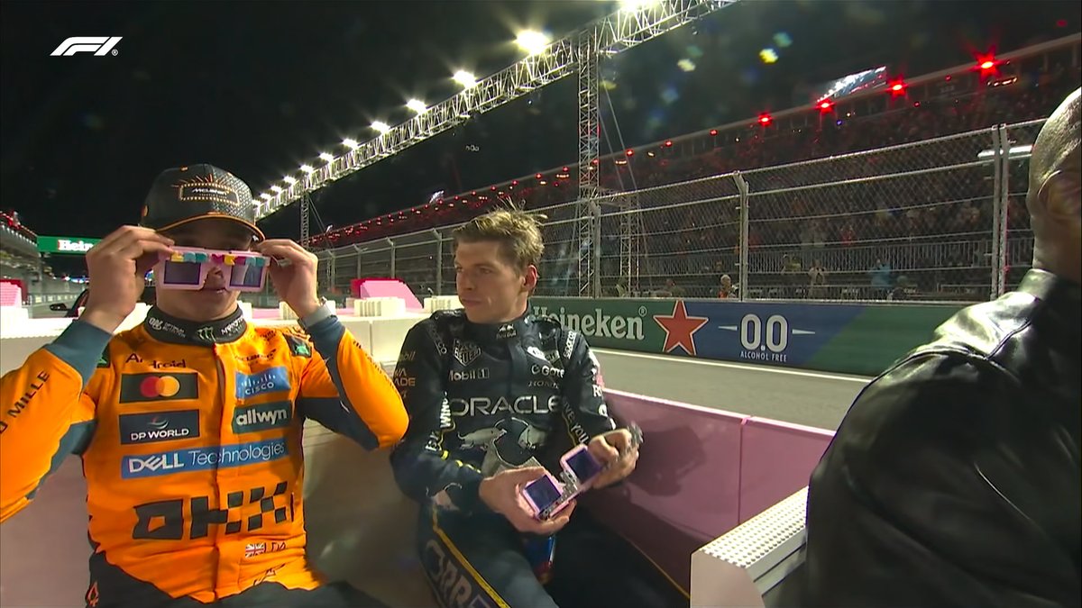 F1's tweet image. Epic scenes! 😂😎

#F1 #LasVegasGP