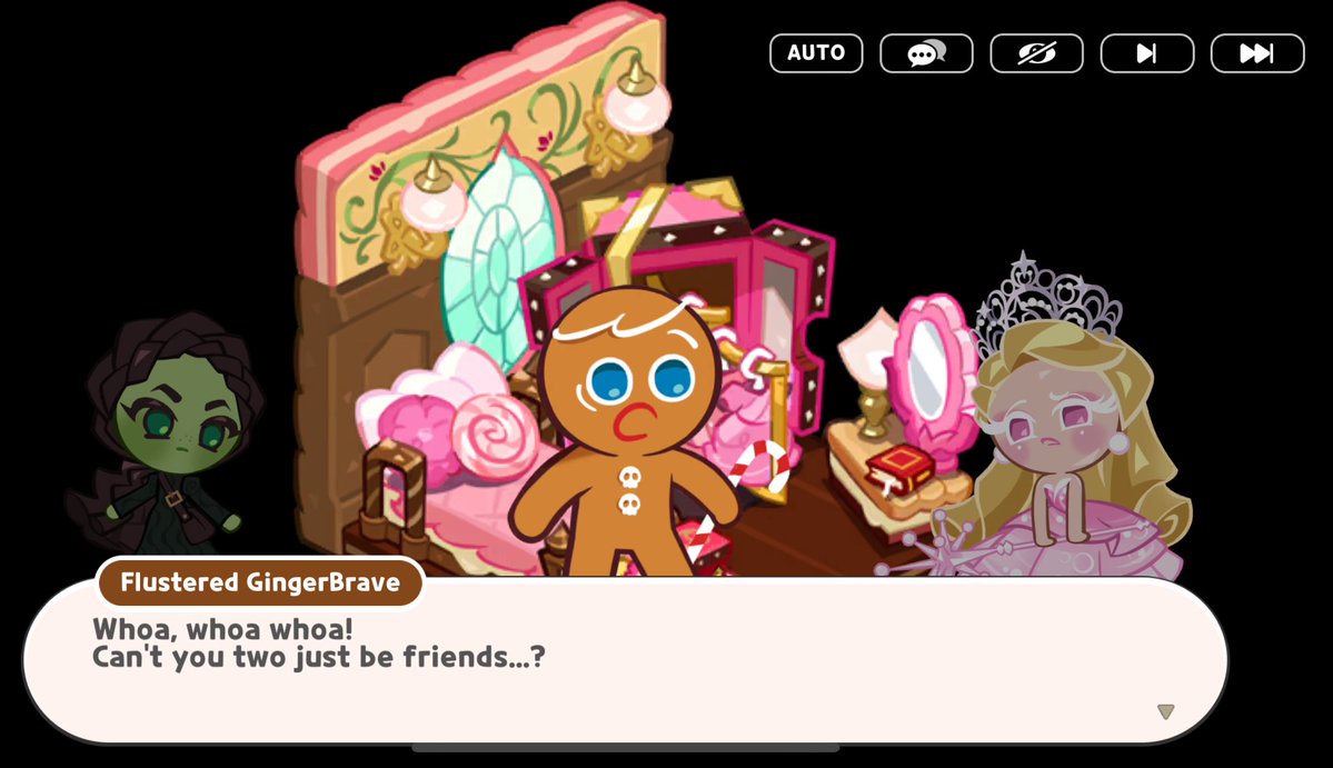 pizzatimePENGU's tweet image. Why is GingerBrave lowk just a self insert oc in this lmao