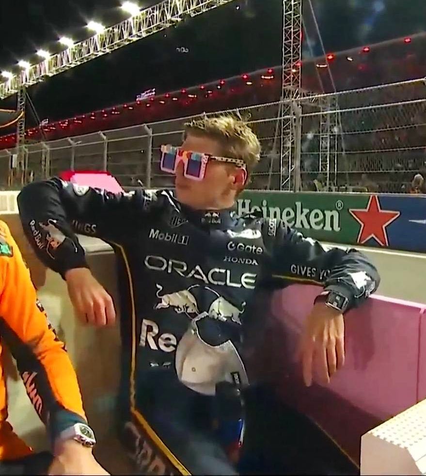 Great drive from Max! He is fighting till the end of the season! One of the drivers of the season by far! #LasVegasGP #F1