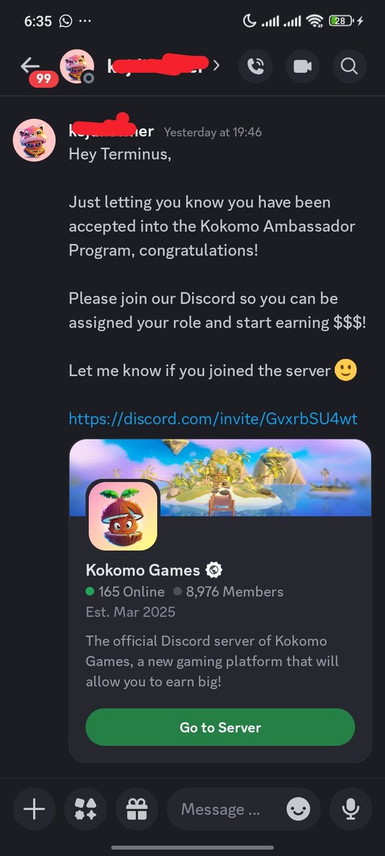 Web3Terminus's tweet image. ☕ GM Fam!

Excited to share that I’ve officially joined @kokomo_games as an Ambassador 🎮🔥

Kokomo is building something special in Web3 gaming, and I’m proud to be part of the mission.

Let’s level up together! 

#KokomoGames #Web3Gaming #Ambassadorprogram