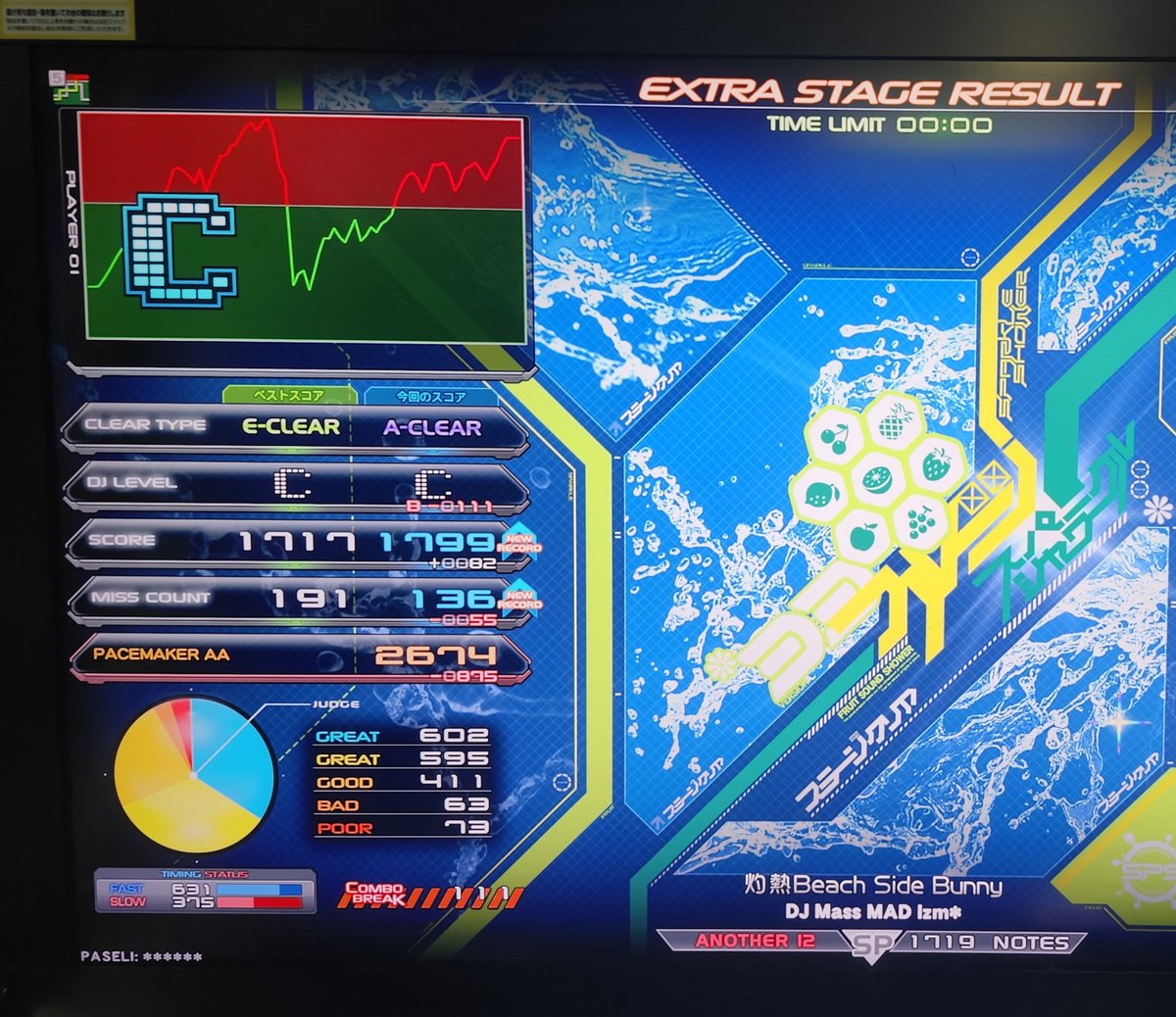 AC_SYOUJI_B's tweet photo. まさかのクリア Makinがおかしいだけなのなw ＃弐寺 ＃IIDX ＃bemani https://t.co/a7lK4H2Vgs