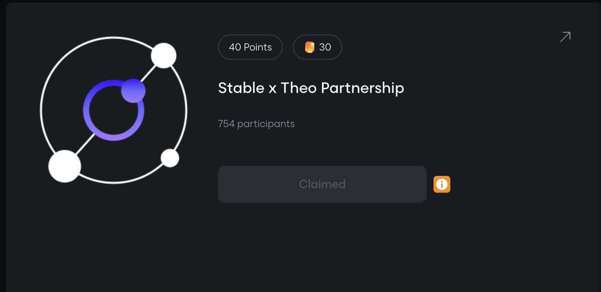 0xweb3_surge's tweet image. Claim 40 Theo points in 2 Minutes!!!

follow some steps in @Galxe and get 40 @Theo_Network  points! 
- go to app.galxe.com/quest/theo/GCE… 
- then follow theo, follow stable and retweet the post. 

Done and claim 40 Theo points! 

gTheo all.