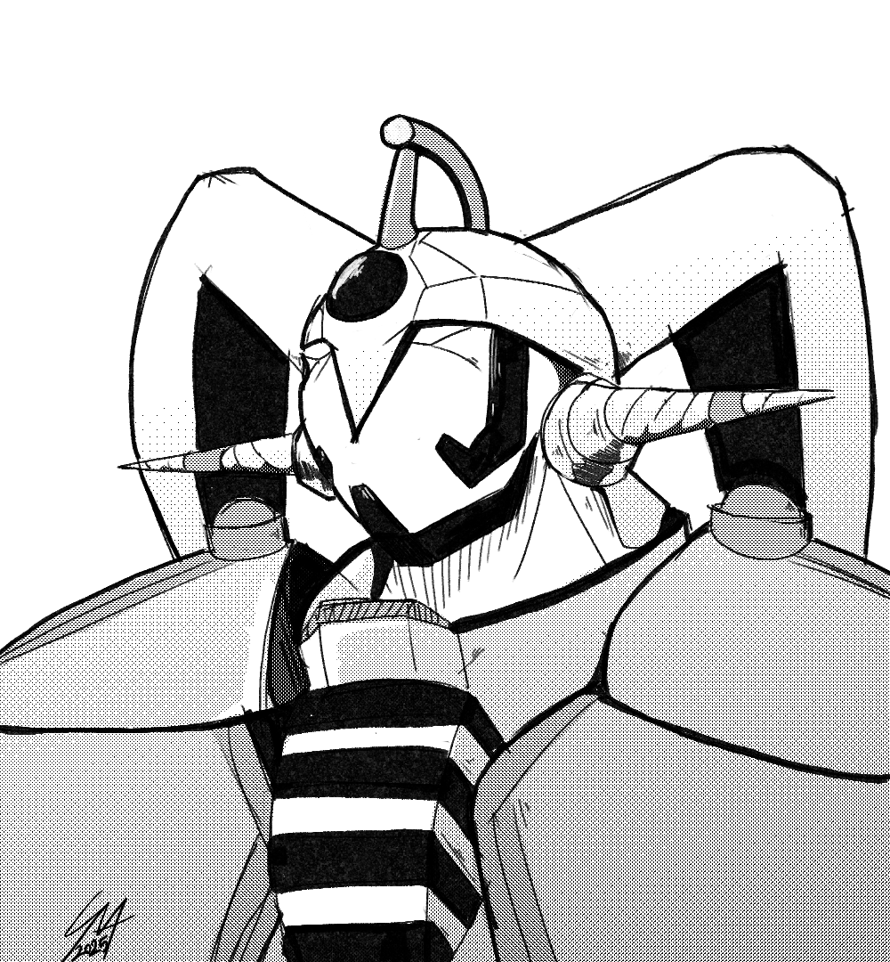 Gomma_Art's tweet image. Getter? FRIEREN?! #frieren #GetterRobot