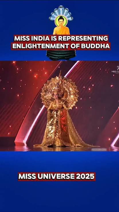 RituRathaur's tweet image. It’s undeniable now!

There is an extraordinary push by the current Sanghi regime to project India as the Land of Buddha rather than the land of Ram and Krishna.

And just look at this: India’s Miss Universe contestant, Manika Vishwakarma, is out there promoting the “India, land…