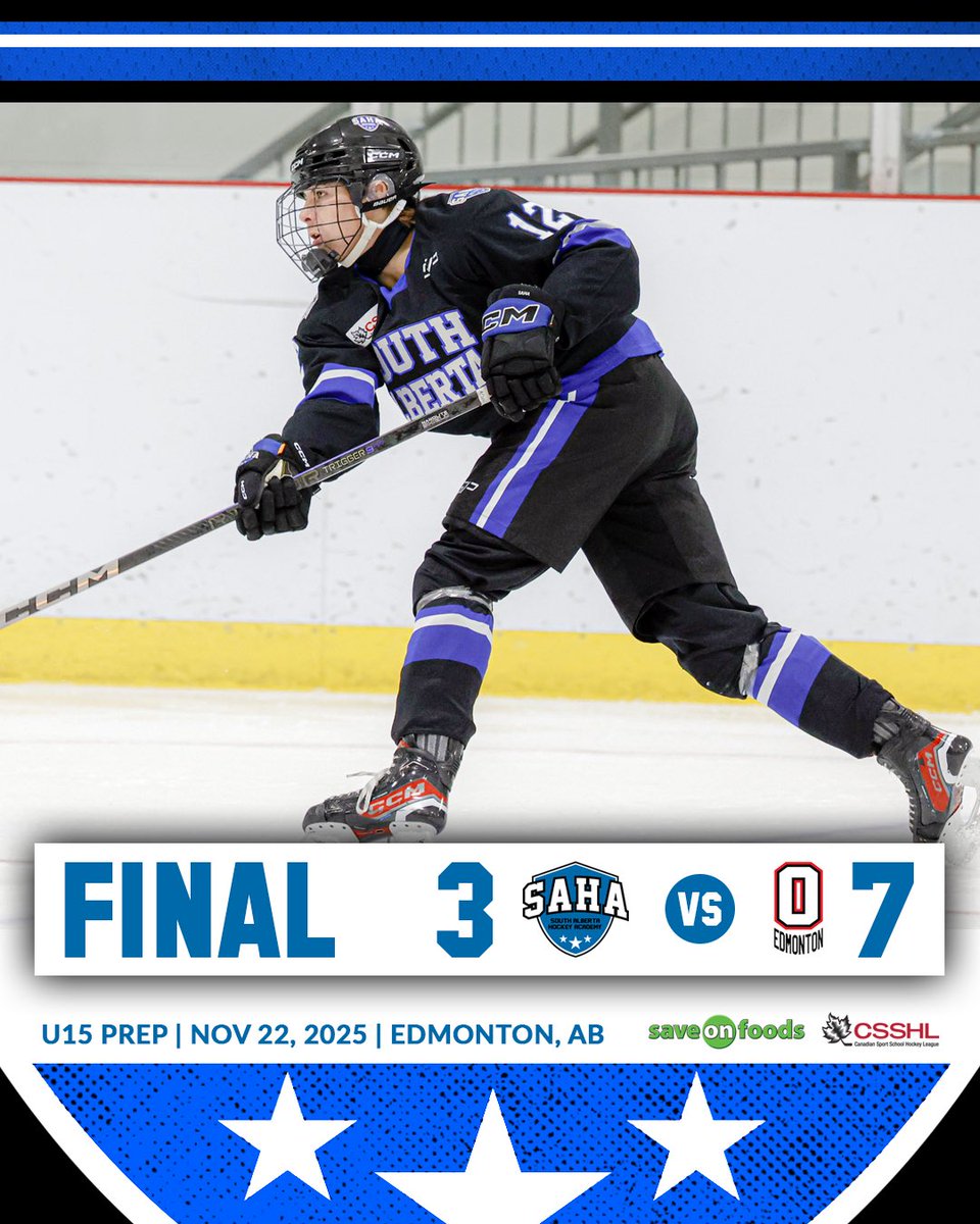 SAHockeyAcademy's tweet image. OHA takes game one of the two game series in Edmonton. 

#SAHA #CSSHL