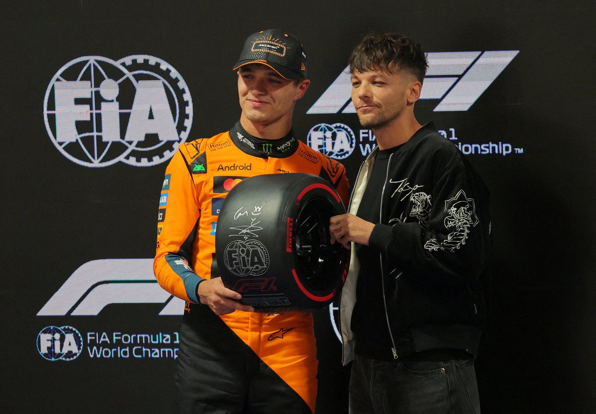 Lulubestlouie's tweet image. LOUIS TOMLINSON MUFÓ A LANDO NORRIS PARA QUE MAX VERSTAPPEN GANE EL GP indicó que le gusta tu post