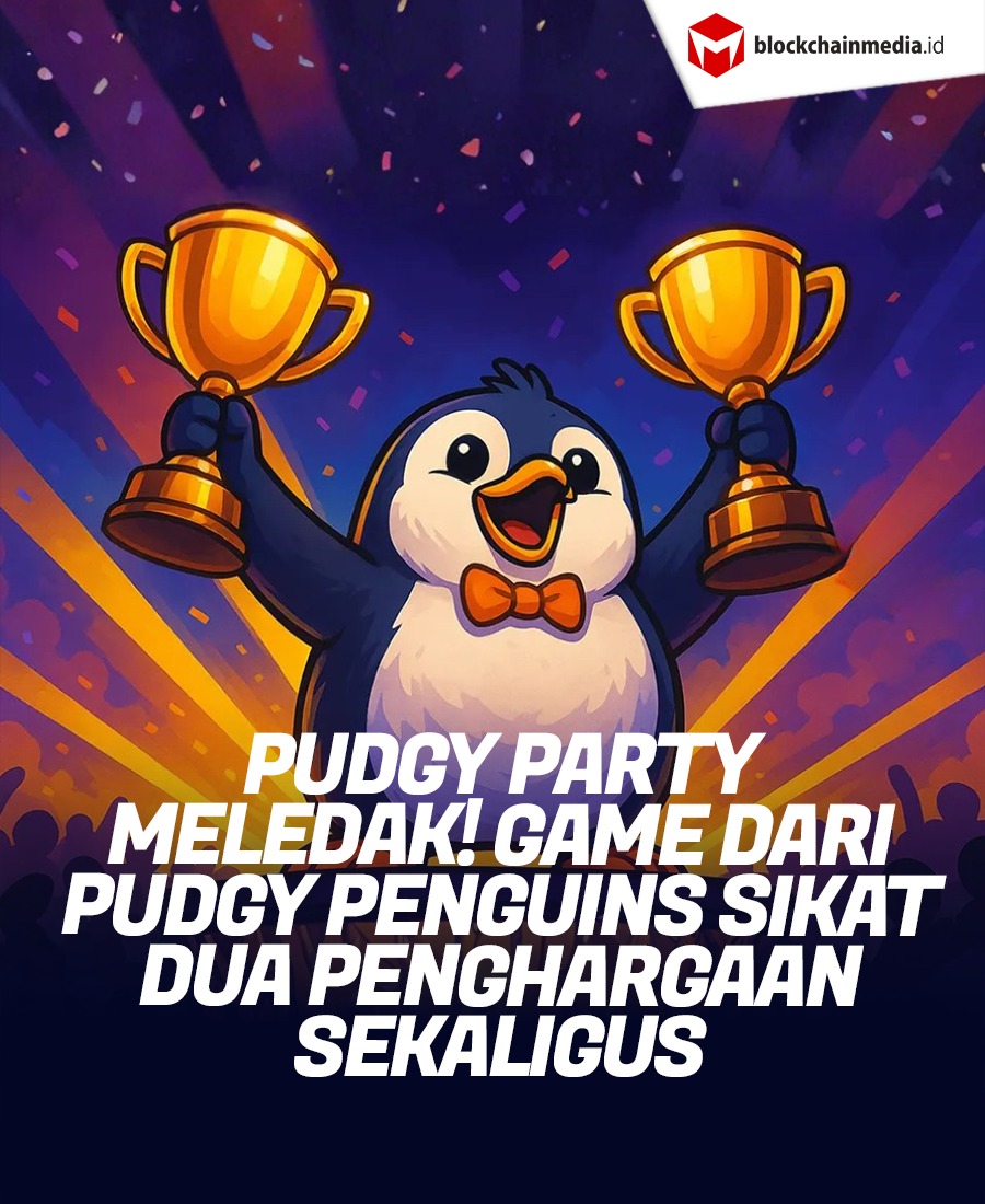 Vingika's tweet image. Pudgy Party raih dua penghargaan di GAM3 Awards 2025, membuat ekosistem Pudgy Penguins makin kuat dan mendominasi dunia game Web3.

BACA SELENGKAPNYA: blockchainmedia.id/pudgy-party-me…

#GameWeb3 #PudgyParty #PudgyPenguins #crypto #cryptonews #asetkripto #beritakripto