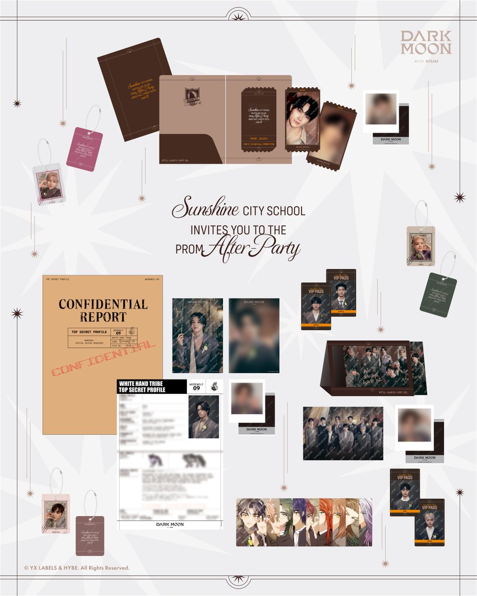 DARKMOON_LYCAN's tweet image. DARK MOON Wolf Boy ‘Secret Prom After-Party’ Merch.
⏰2025.11.25 11:00 KST/JST
🛒Weverse Shop Global

✅VIP PASS
✅PHOTO &amp;amp; PHOTO FRAME SET
✅PROM PARTY INVITATION SET
✅SECRET PROFILE PHOTO
✅ACRYLIC PHOTO HOLDER

🎁한정수량 캐릭터 작화 포토카드 증정
🎁Limited-Edition Character…