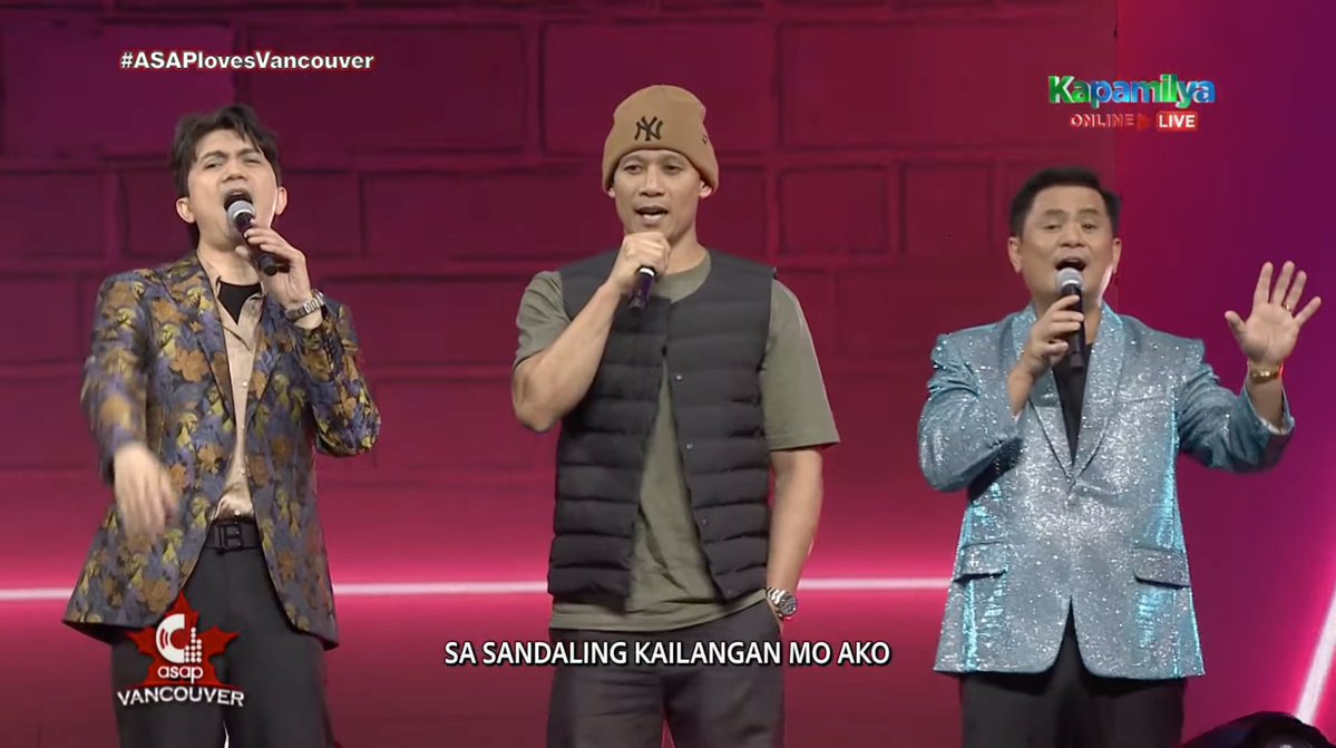 KapamilyaTFC's tweet image. Pangmalakasang Karaoke jamming with you #ItsShowtime hosts! 😍🎤

@ASAPOfficial @itsShowtimeNa
#ASAP #ASAP30 #ASAlovesVancouver #ASAPonTFC #TFC #TheFilipinoChannel #ViceGanda #AnneCurtis #VhongNavarro #JhongHilario #KimChiu #OgieAlcasid #DarrenEspanto