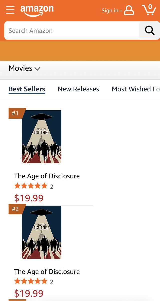 MvonRen's tweet image. BREAKING:

“The Age of Disclosure” rockets to the top of Amazon’s Best Sellers list!

Huge congrats to @Dan_Farah and the cast and crew of this monumentally profound, important film. Bravo!

May it spur deep, long-overdue discussions around the world.

amazon.com/Best-Sellers-M…
