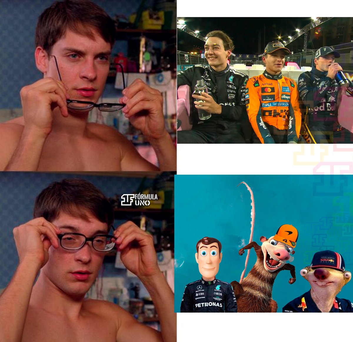 1FMasters's tweet image. El podio de las Vegas

#f1 #f1memes