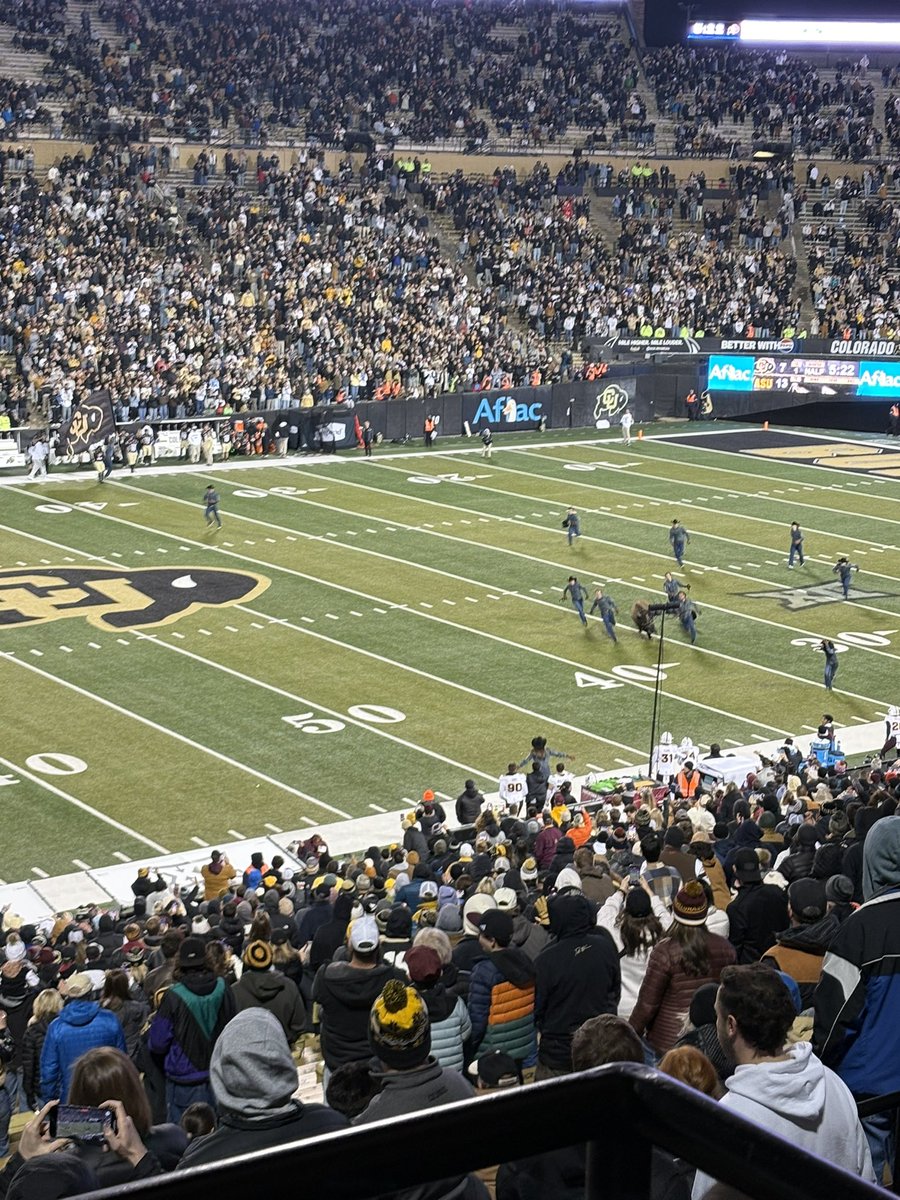 Overall a 10/10 game day experience in Boulder today. People were kind, town was gorgeous, and a SUN DEVIL W. Ralphie’s run pregame and at half might be one of the cooler traditions in college football. ON TO HATE WEEK. FUCK THEM CATS BABY.