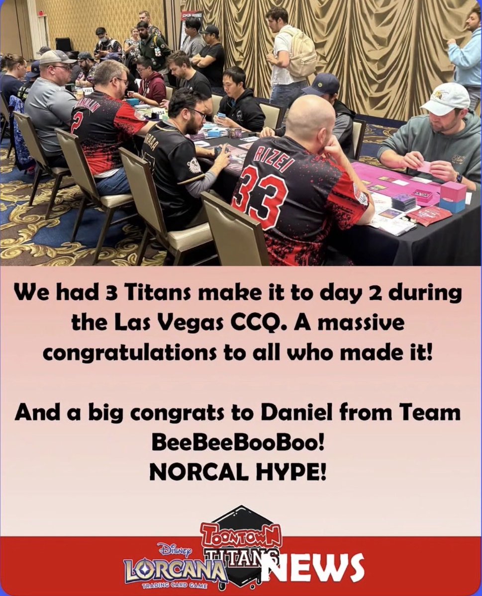 Titans showing big at CCQ Vegas!!