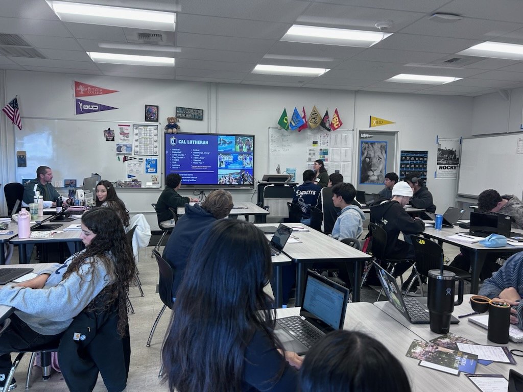 ACHS_AVID's tweet image. Thank you to California Lutheran University for coming and presenting to our AVID Seniors, they were able to learn what it takes to attend their University!