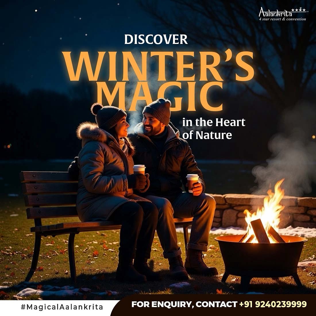 aalankrita4star's tweet image. ❄️✨ Discover winter magic in the heart of Aalankrita Resort ✨❄️
Misty mornings, cosy corners, and nature wrapped in seasonal charm — the perfect escape to relax, unwind &amp;amp; reconnect.

Your winter wonder awaits.
#AalankritaResort #WinterGetaway #NatureRetreat