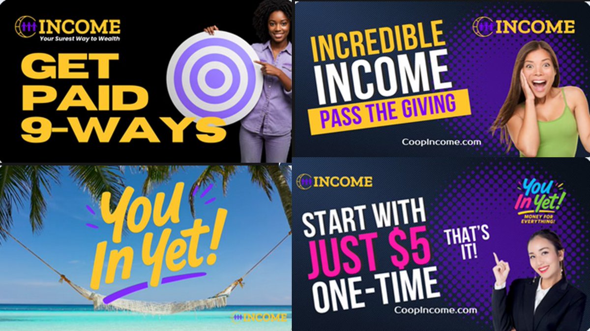 sanbtech's tweet image. ✅ Established global crowdfunding platform with 20+ years of trust
✅ Transparent, community-based income generation
✅ 100% legal and compliant system
✅ Withdraw your earnings daily
🔗 Get StartedToday: coopincome.com/53837802