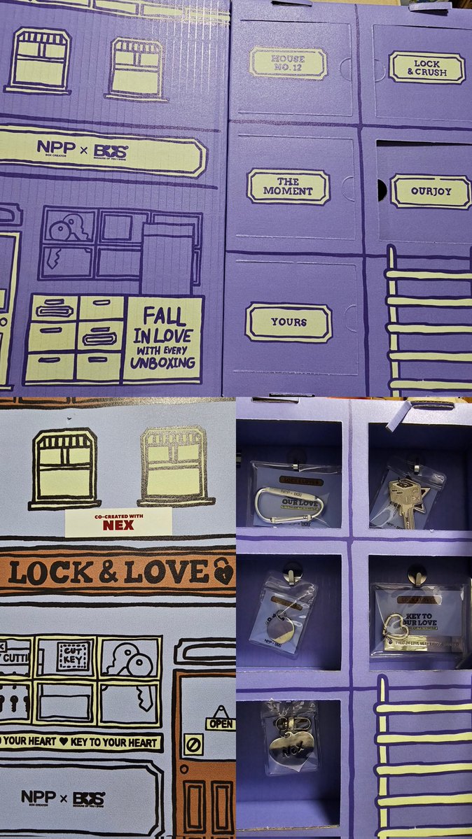 NoinaAlways's tweet image. น้องมาถึงแยะ 🥹🫶💖✨️  ตกใจเลยสั่งแค่พวงกุญแจทำไมกล่องยิ่งใหญ่ขนาดนี้555
พี่กล่องใส่ดีเทลเจ๋งมากตั้งแต่ตัวกล่องเลย
ชอบที่แบบให้เปิดหน้าต่างทีละกล่องอะ 
ละมีชิ้นส่วนแต่ละชิ้นแขวนอยู่ในนั้น น่ารักมาก กิมมิคกิมใจจจ 🥹🫶❤️🧡💛💚🩵💙💜💓💖

#NEXnattakit 
#NPPxBUS_NPPCITY 
#NPPxBUS