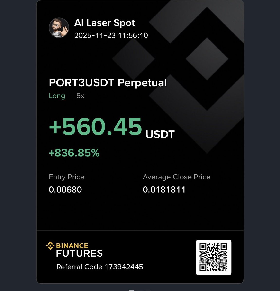 adibemon's tweet image. If you can explain how I entered at bottom and closed at top, you will get 10$. 

$port3 #RugPull #binance #futurestrading