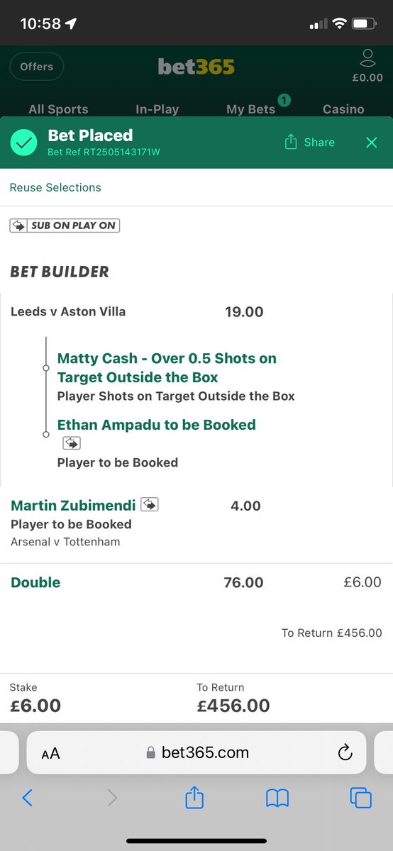 Long shot for today’s games
